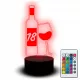  LED-Nachtlampenstatuette zum 18. Geburtstag eines Achtzehnjährigen für eine Freundin