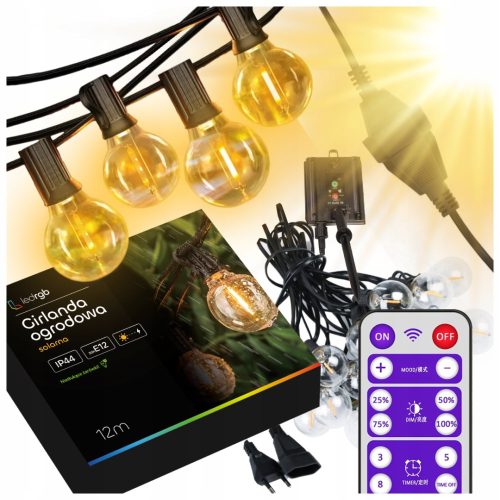  LED_RGB Solargirlande 12 m 1200 cm vernetzt, solar