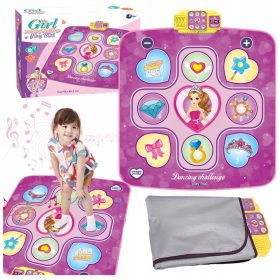    Tanzmatte ŻydkiHelenki Pädagogische rosa Tanzmatte zum Tanzen für ein Mädchen