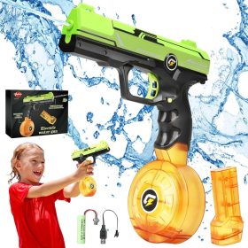   ELEKTRISCHE AUTOMATISCHE WASSERPISTOLE GLOCK BATTERIE ZWEI MAGAZINE