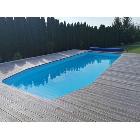 Rechteckiger Pool 950 x 360 cm