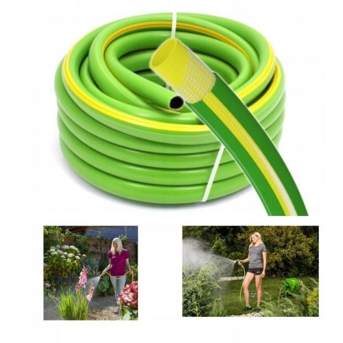  Gummi-Gartenschlauch zur Bewässerung, 1/2 Zoll, 20 m, STARK, BESTÄNDIG, ULTRA-Bewässerung