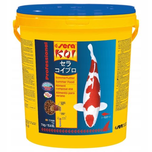  Futter für Koi-Karpfen Sera Koi Professional 7 kg