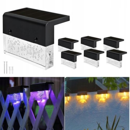  Solarlampe, schwarz, 10 cm, 4 Stk.
