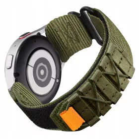 Taktisches Outdoor-Uhrenarmband aus Nylon, 22 mm, grün C22