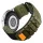  Taktisches Outdoor-Uhrenarmband aus Nylon, 22 mm, grün C22