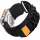  Taktisches Outdoor-Nylon-Uhrenarmband 22 mm schwarz C22