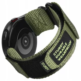  Taktisches, robustes 22 mm grünes C23-Nylon-Uhrenarmband