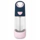 B.Box Tritan-Wasserflasche mit Strohhalm, rosa, 450 ml