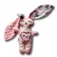  Maskottchen mit Namen Hase Hase Namensstickerei Geschenk Lange Ohren Geschenk
