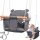 KINDERschaukel, Holz, Stoff, weicher Clip, Wippe