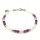  LaReine Jolie Armband edler Rubin, Rosenquarz, Jade, Hämatit