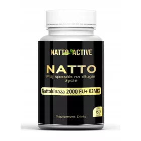   Natto Active mit Nattokinase 100 mg und Vitamin K2 MK7 – 60 Kapseln