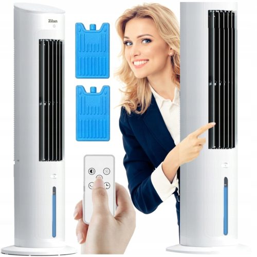  Zilan TOWER FAN COOLER Säulenventilator, weiß