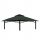 Ummantelung Dach Gartenpavillon 3,3 x 3,3 M10 Antra