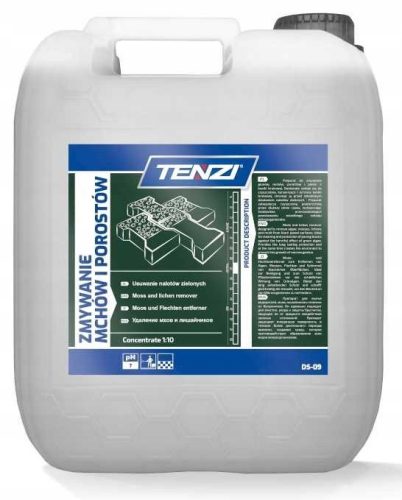 TENZI EFFIZIENTES UND WIRKSAMES KONZENTRAT ZUM WASCHEN VON MOOS UND FLECHEN 5L - 5L = 500 m2