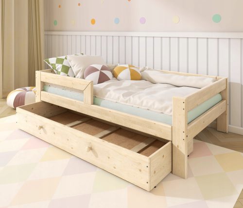  KINDERBETT 180x90 FÜR KINDER + SCHUBLADE