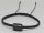  Armband schwarzer Turmalin Naturstein Makramee Talisman schwarzer Faden