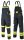 VIS-ARBEITS-BIB-HOSE, robust, viele Taschen, REFLEKTIEREND