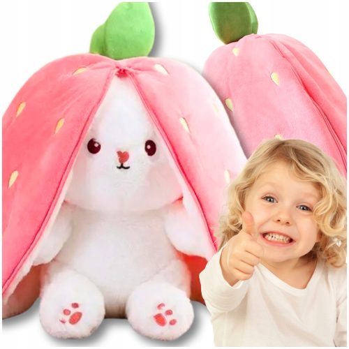  KANINCHEN IN EINER KAROTTE Maskottchen Hase Karotte Hase Plüsch GROß XL 35 cm