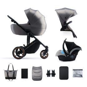  Kinderkraft Kinderwagen 3in1 PRIME 2 2023 SHADOW GREY