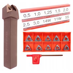   Wendemesser SER 16x16 H16 1 St. + Einsatz 10 St. SH 16ER 60° 55°