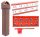 Wendemesser SER 16x16 H16 1 St. + Einsatz 10 St. SH 16ER 60° 55°