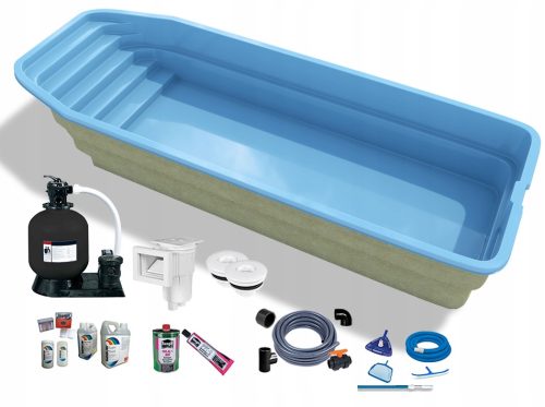 Rechteckbecken des Pool Technology Center, 950 x 360 cm