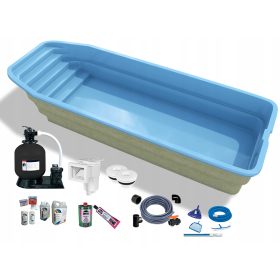   Rechteckiges Schwimmbecken des Pool Technology Center, 950 x 360 cm