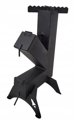  Raketenofen Feldküche Grill Biwak 80x80 Ziege mit Tür