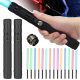  2 STÜCK LICHTSCHWERT GLÜHENDES KRIEGER-LED-LICHT MIT SOUND STAR WARS 14RGB