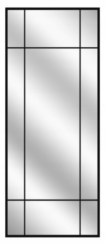  Spiegel im schwarzen Aluminiumrahmen 150X60 Loft 9A