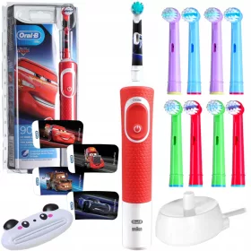    Oral-B Vitality elektrische Zahnbürste Braun Cars für Kinder Vitality 100 KIDS + 2 weitere Produkte