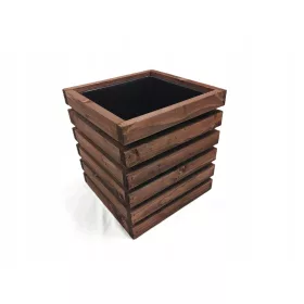  Blumentopf 29 cm x 29 x 32 cm aus Holz