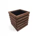  Blumentopf 29 cm x 29 x 32 cm aus Holz