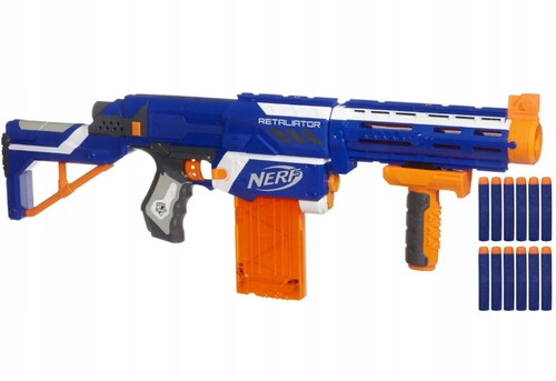  NERF GEWEHRGEWEHR RETALIATOR JUNIOR 98696 EINFACHES NACHLADEN