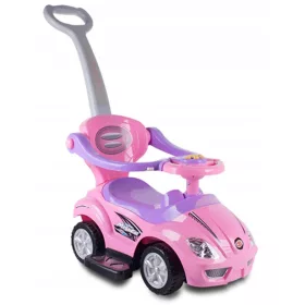  3in1 Kinderwelt Deluxe MegaCar Rutschauto, rosa