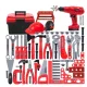  Kinder-Werkzeugset Mr. und Mrs. Gadget Tools