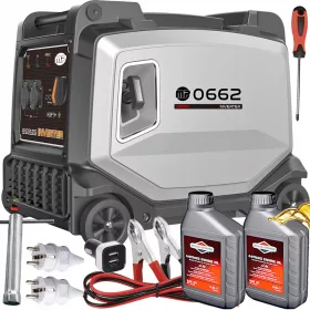 Tragbarer einphasiger Generator Majster Polska 3800 W Benzin