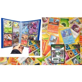    ALBUM FÜR 240 POKéMON-KARTEN + MEGA-SET MIT 120 ORIGINAL-POKéMON-KARTEN