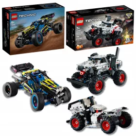    LEGO Technic Offroad-Rennbuggy 42164 + LEGO Technic Monster Jam Mutt Dalmatiner 42150