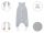  Sommer-Musselin-Schlafsack 0,5 TOG mit Socken 86-104 M