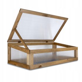  Mini-Gewächshaus 46 cm x 85 cm aus Holz