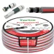  NICHT VERDREHBARER PROFESSIONAL PLUS TFS-Gartenschlauch 1/2" 60 m VARTCO 6 SCHICHTEN + SET MIT GERADE SPRÜHE 4 VARTCO ELEMENTS
