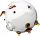  Sparschwein GLASS PIGGY XL, TRANSPARENT, DICKES GLAS FÜR EIN GELDGESCHENK
