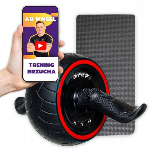  DrFit Bauchmuskeltrainer ABS, professionelles, kraftvolles Training