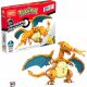  MEGA BLOKS BLOCKS POKEMON CHARIZARD FIRE BATTLE BEWEGLICHE FIGUR 222 EL.