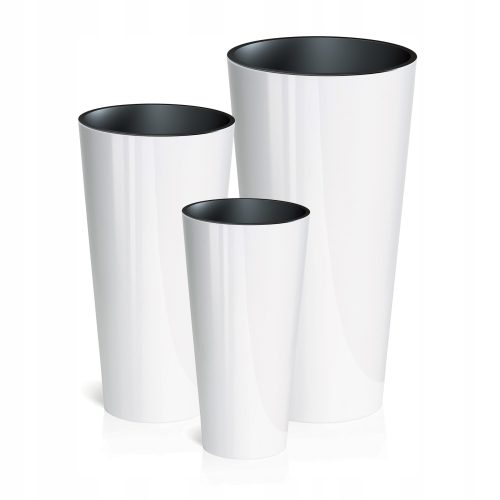  Prosperplast Tubus Slim Blumentopf 30 x 30 x 57 cm weiß + 2 weitere Produkte