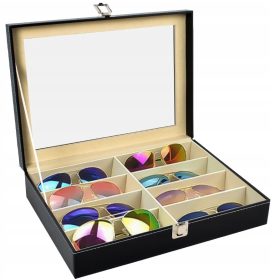  Malatec Brillen-Organizer mit 8 Fächern