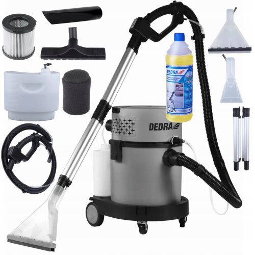 DEDRA 1200 W Waschsauger + Dedra 1l flüssige Multifunktionsreinigung